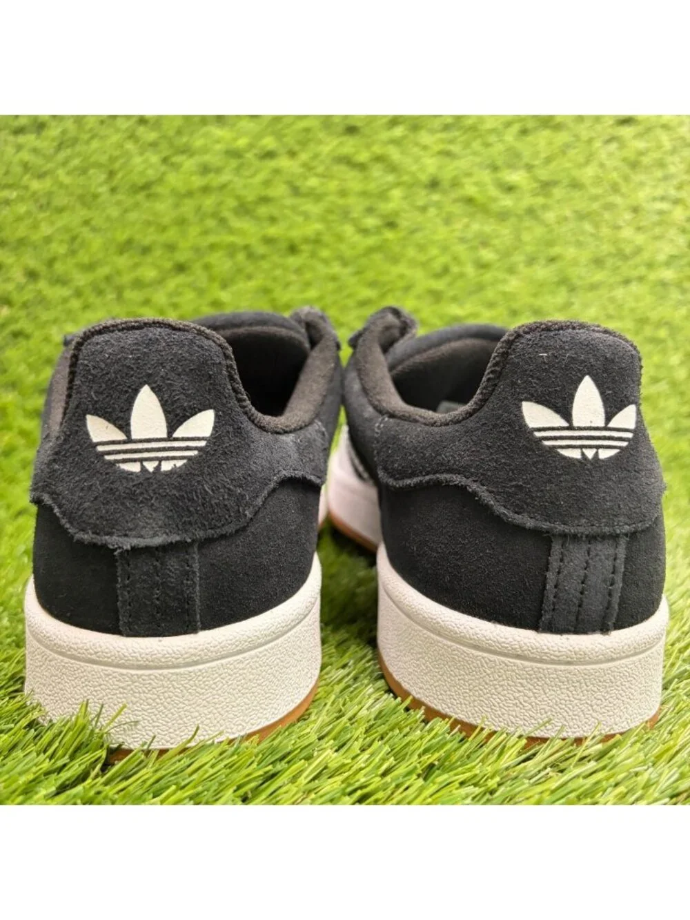 Adidas Campus 00s Boys Size 7Y Black White Athletic Lifestyle Shoes Sneakers